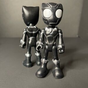 Black Panther action figure Disney+ Spidey and his Amazing Friends Loose